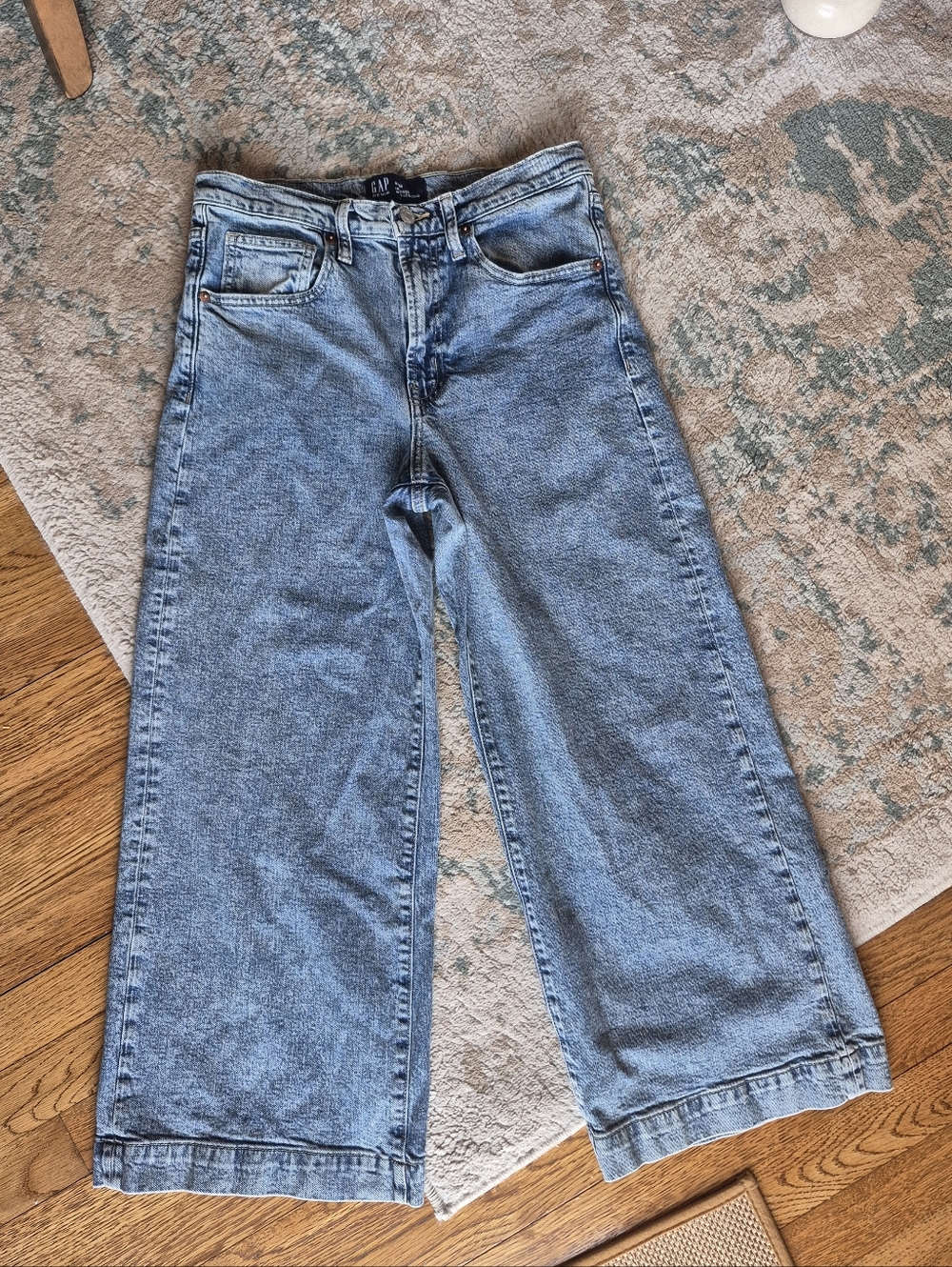 GAP Factory High-Rise Wide Leg Women's Jeans Sz 6 - Picture 2 of 5